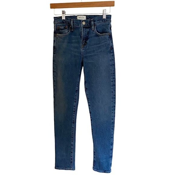 Agolde Toni Mid Rise Straight Jeans 23 - Picture 2 of 5